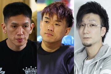 松本吉弘（右）が期待を寄せる松村敏と野中一平