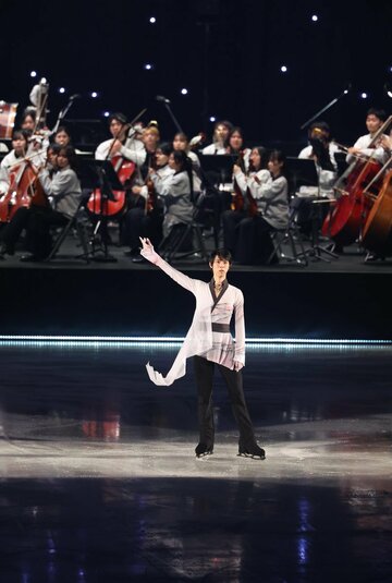 東北ユースオーケストラと共演した羽生