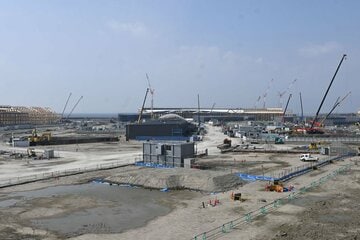 万博建設予定地（２０２４年３月４日）