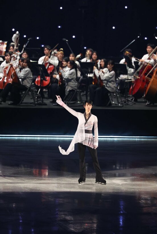 東北ユースオーケストラと共演した羽生