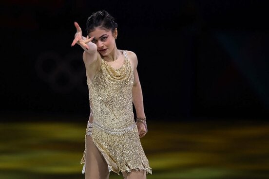 エキシビションで妖艶な演技を見せたが…（ロイター）