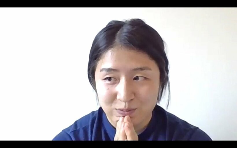  オンライン取材に応じた芳田は前向きな姿勢を見せた