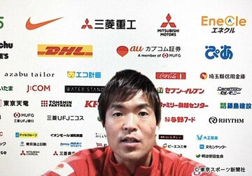  ウェブ上で取材に応じた西川