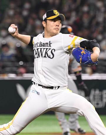  巨人戦で好投したソフトバンク・松本（東スポWeb）