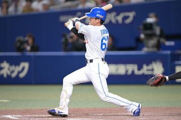 ２打席連発の大暴れを見せた中日・板山祐太郎
