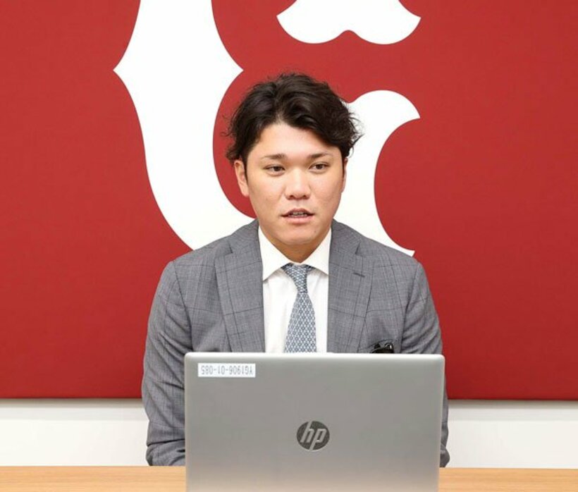  菅野への思いを語った巨人・坂本（球団提供）
