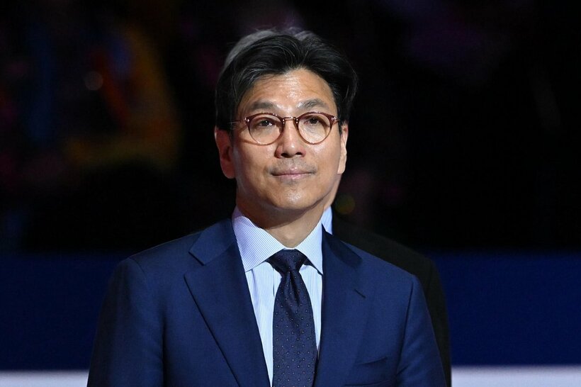 国際スケート連盟（ＩＳＵ）の金載烈（キム・ジェヨル）会長（カメラ＝菊池六平）