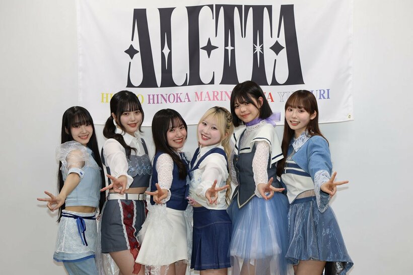 左からＨＩＮＡＮＯ、ＨＩＮＯＫＡ、ＭＡＲＩＮ、ＹＵＩ、ＭＩＵＮＡ、ＹＵＲＩ