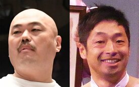  クロちゃん(左)と団長安田（東スポWeb）