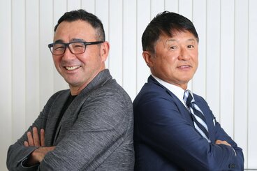 長谷川健太氏と武田修宏氏（右）が語る