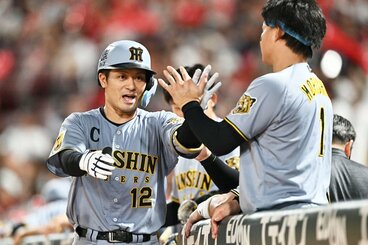 警告試合となる前の7回、2号同点ソロを放った阪神・坂本誠志郎