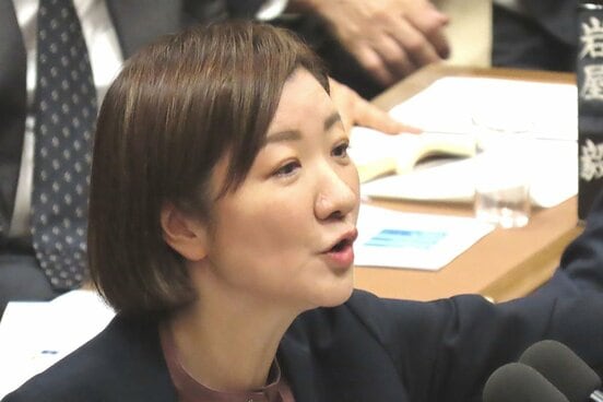 れいわ新選組の大石晃子衆院議員