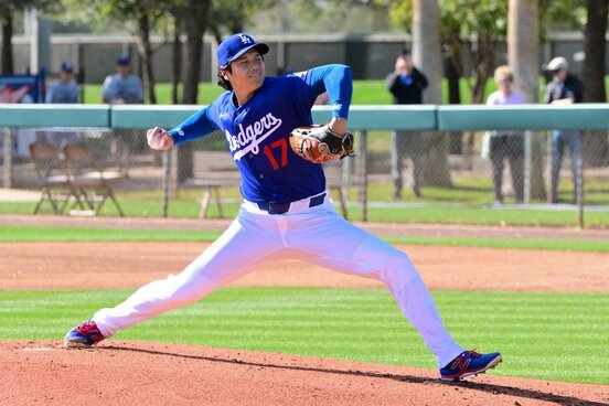 二刀流復活を目指す大谷翔平（ロイター）