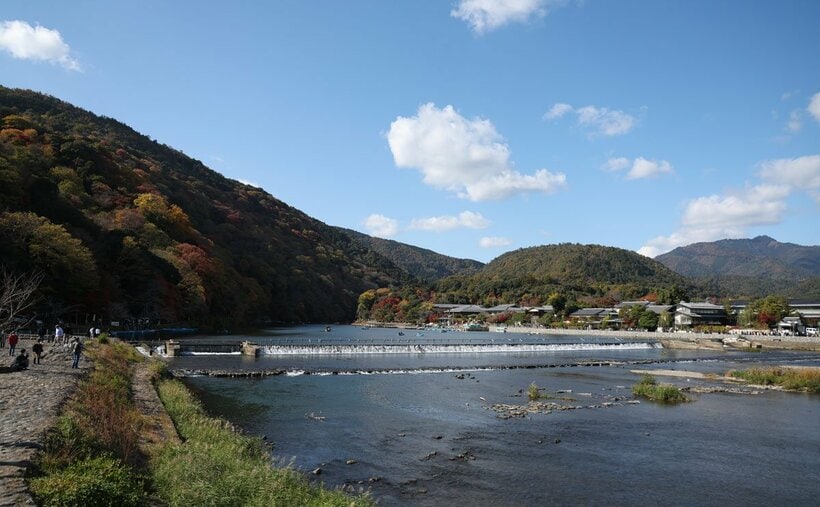 京都・桂川（通称・保津川）