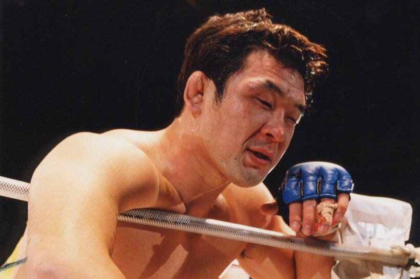 シウバとの初戦は無念のＴＫＯ負け（01年3月）