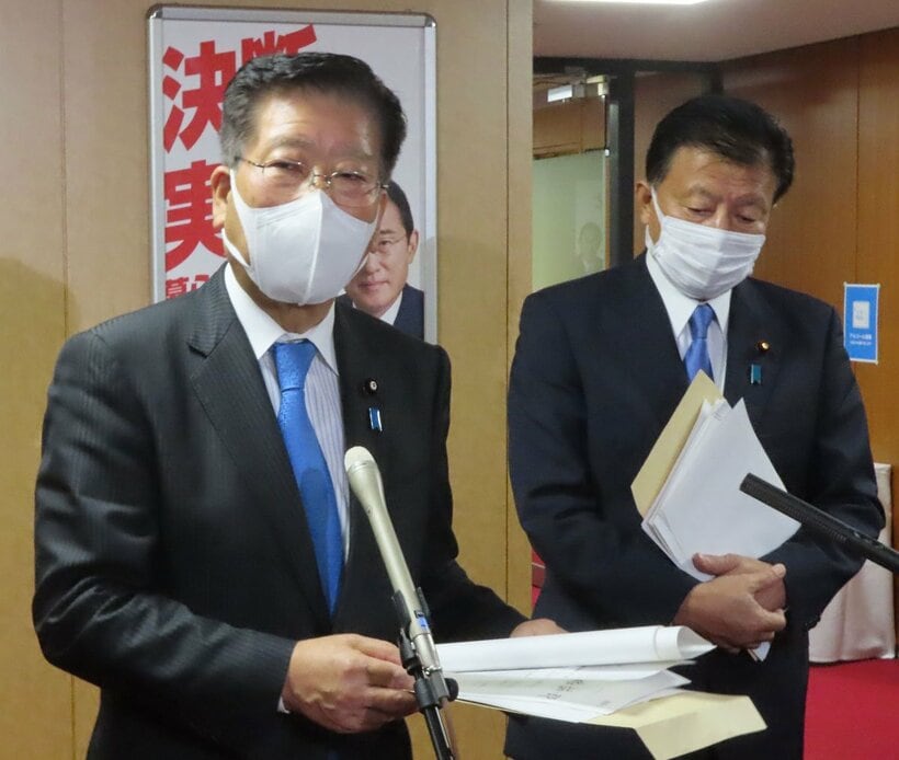衛藤晟一参院議員と新藤義孝衆院議員