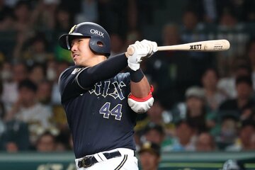 首位打者のタイトルを獲得したオリックス・頓宮裕真