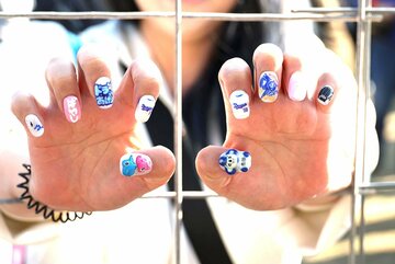 これが特注の５万円ドラネイル