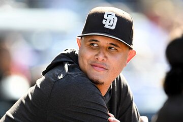 レッドソックスから熱い視線を浴びている？パドレス内野手ののマチャド（ロイター）