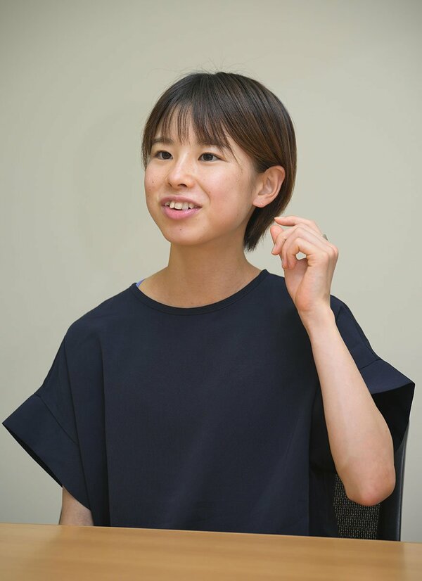 取材に応じた不破聖衣来