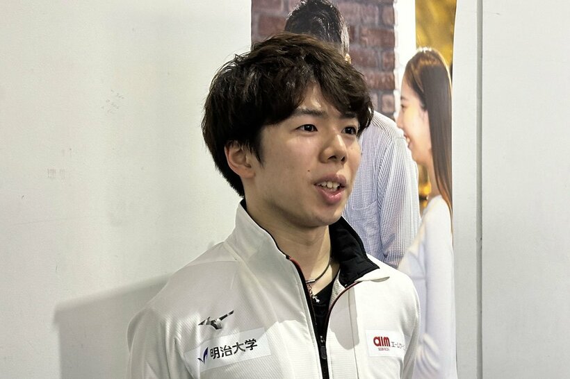 入社式に登場した佐藤駿