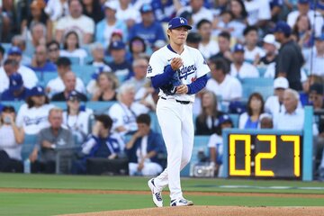 ３回を５安打５失点の山本由伸