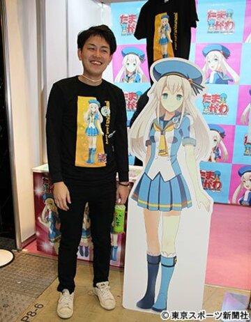 ボートレース多摩川の美少女キャラクター「静波まつりちゃん」（右）