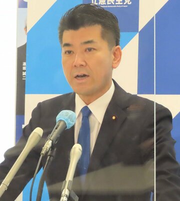  立民・泉健太代表（東スポWeb）