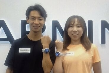 オンラインで取材に応じた(左から)赤崎暁、赤崎優花