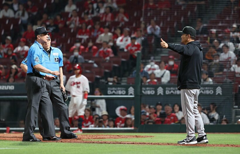 空席が目立ったマツダスタジアムの広島－巨人戦（２３日）