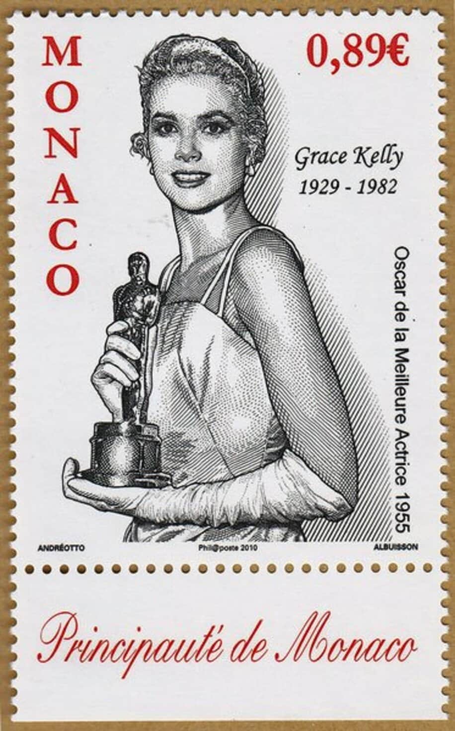  グレース・ケリーの切手