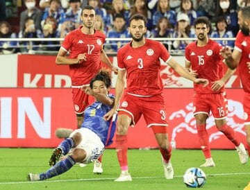 日本と戦ったチュニジアチーム