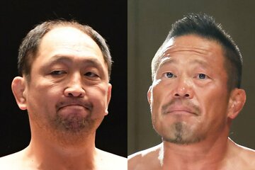 大谷晋二郎(左)と杉浦貴