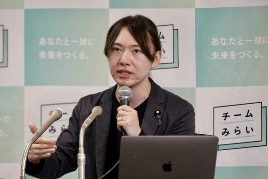 チームみらいの安野貴博代表