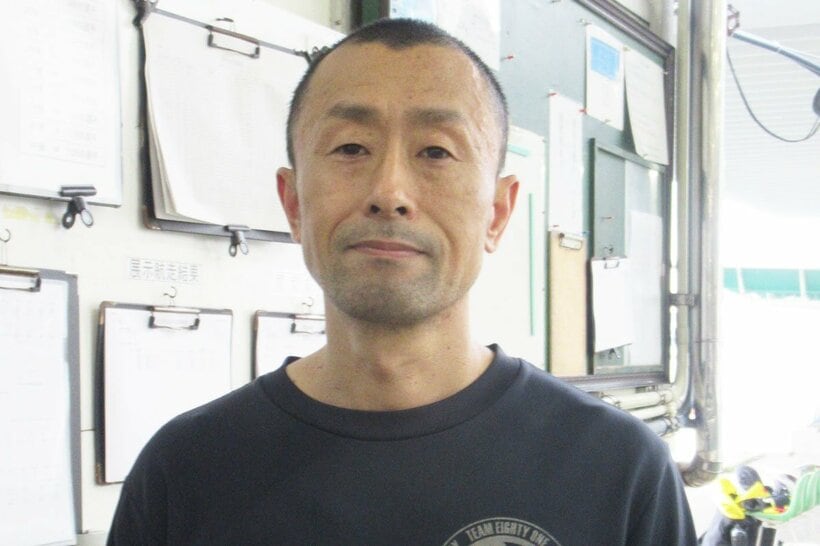 初日ただ一人、連勝を決めた杢野誓