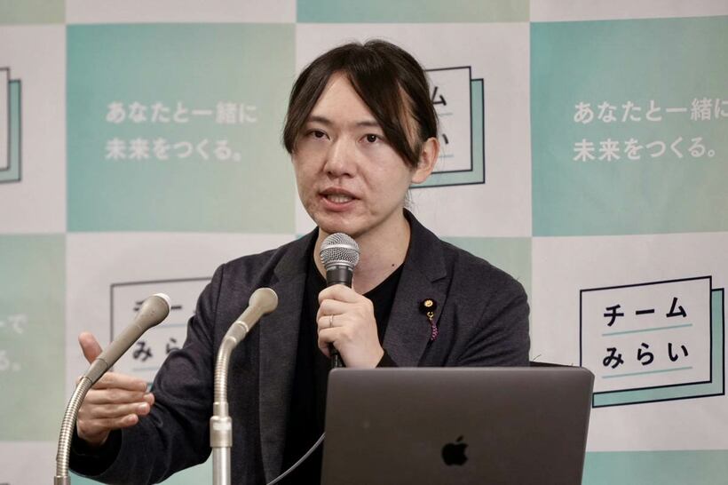 チームみらいの安野貴博代表