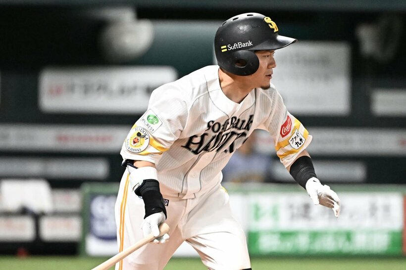 初回に「珍ホームラン」を放ったソフトバンク・牧原大成