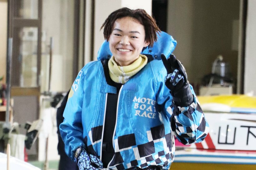 快調な予選道中に、表情も明るい出畑孝成