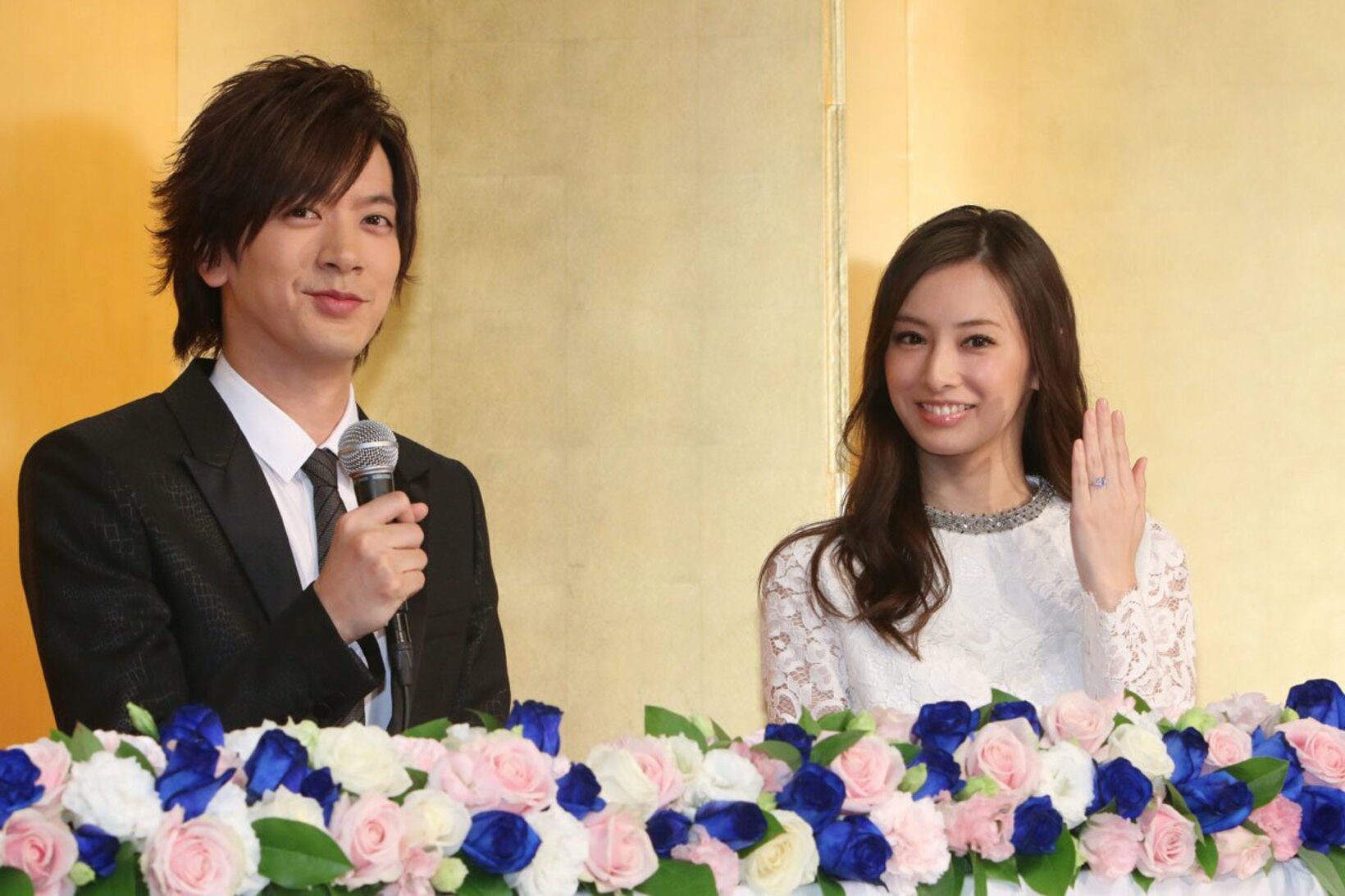 ＤＡＩＧＯと北川景子の結婚会見（２０１６年）