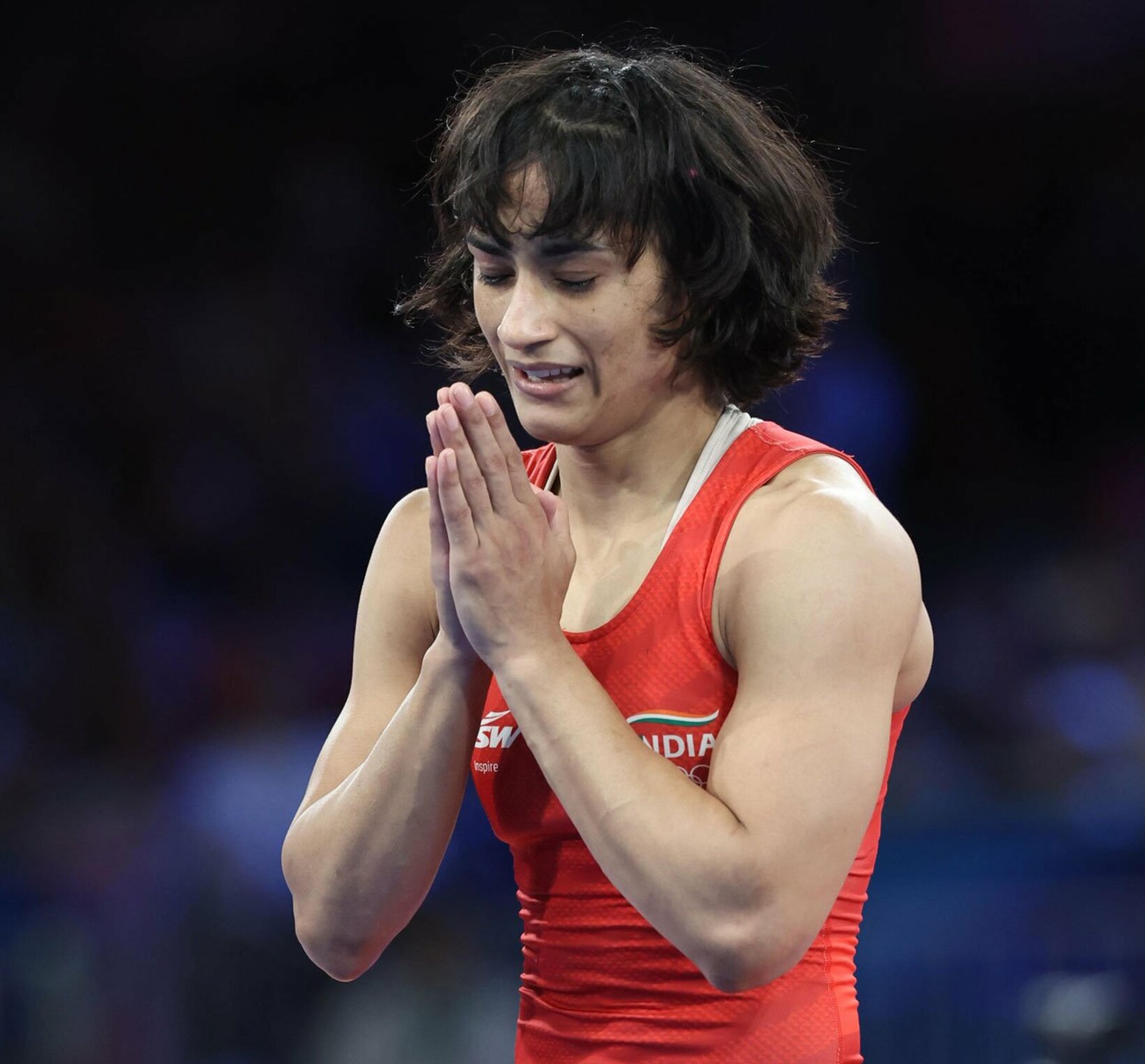 手を合わせるビネシュ