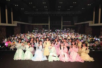 ＳＴＵ４８の２.５期生、３期生、３期研究生が「ＳＴＵ４８ ２.５×３ 特別ＬＩＶＥ」を開催した（Ｃ）ＳＴＵ