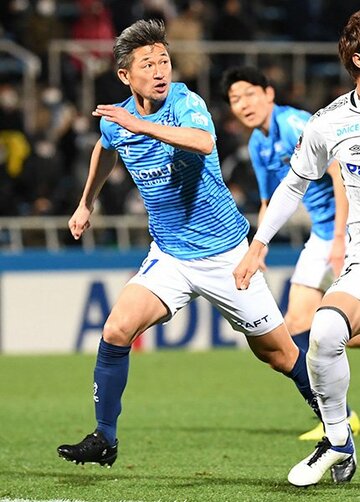  前節は後半途中から出場したカズ