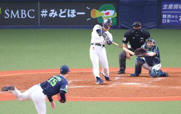 ５回、吉田正尚のシリーズ１号でオリックスが勝ち越した