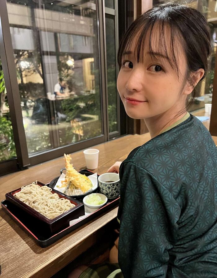 茜さやサンは天ざるを食べました