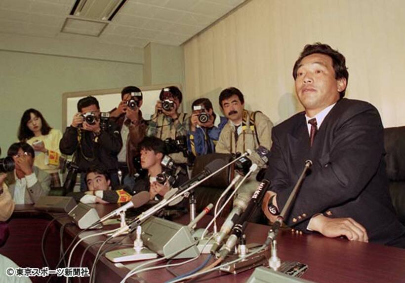  日本人選手初の調停には注目が集まった（１９９１年２月２８日）