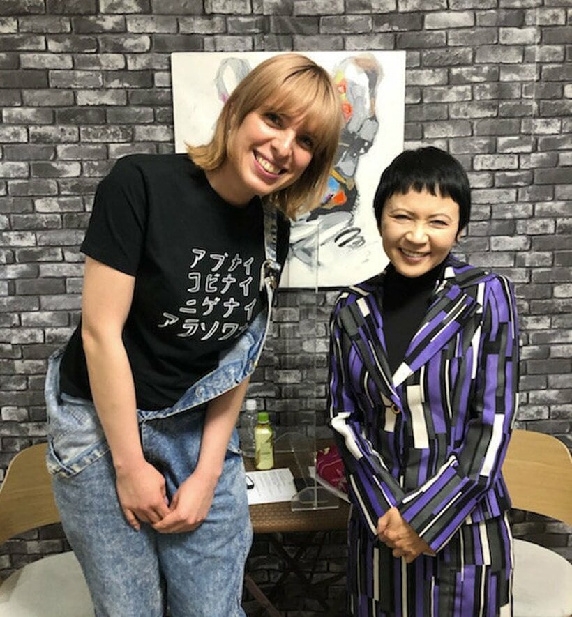  左からＩＶＡＮ、家田氏（東スポWeb）