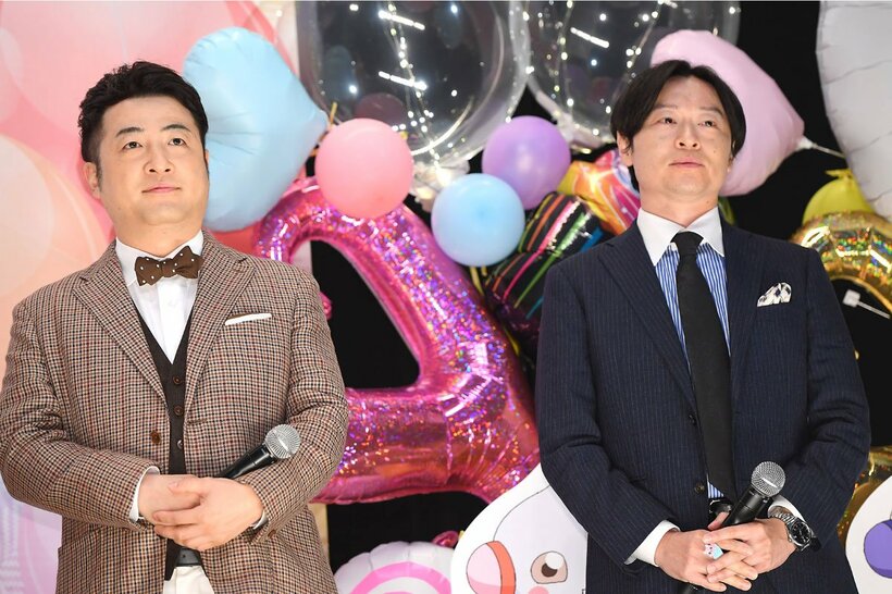 解散が決まった和牛の水田信二(左)と川西賢志郎