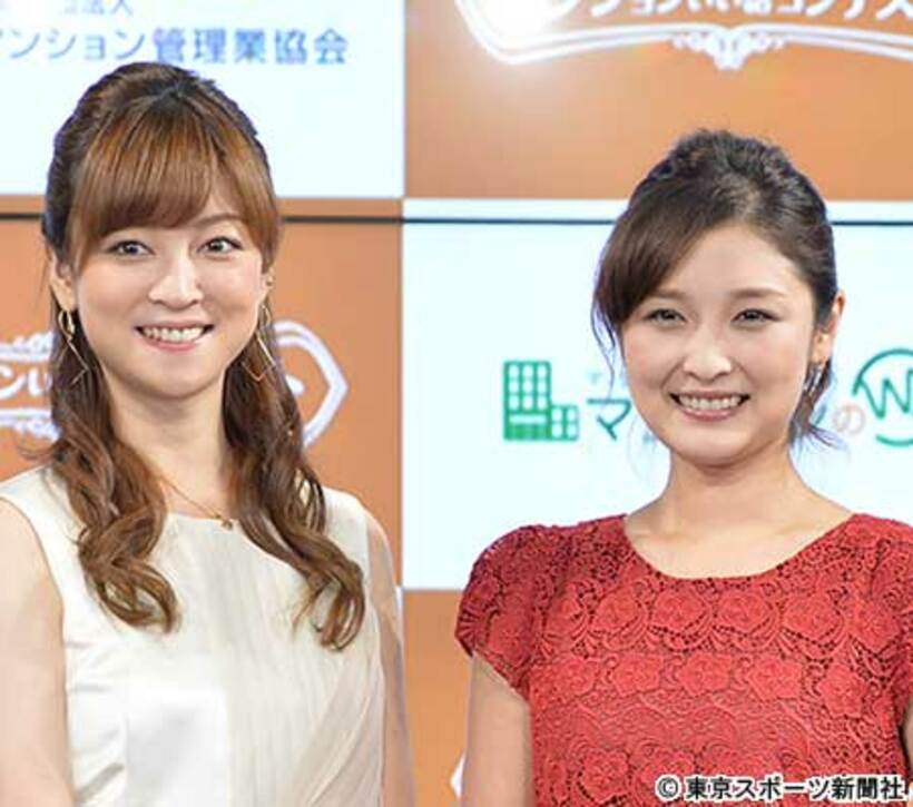 元「モーニング娘。」の吉澤ひとみ（左）と石川梨華