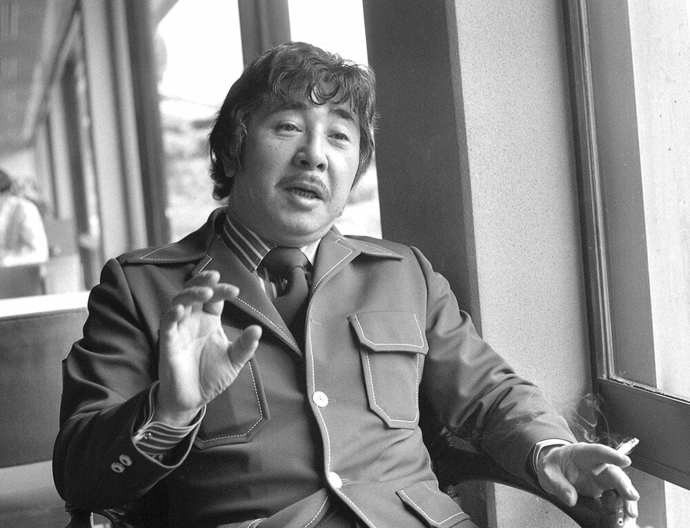大物俳優だった若山富三郎さん(1977年)