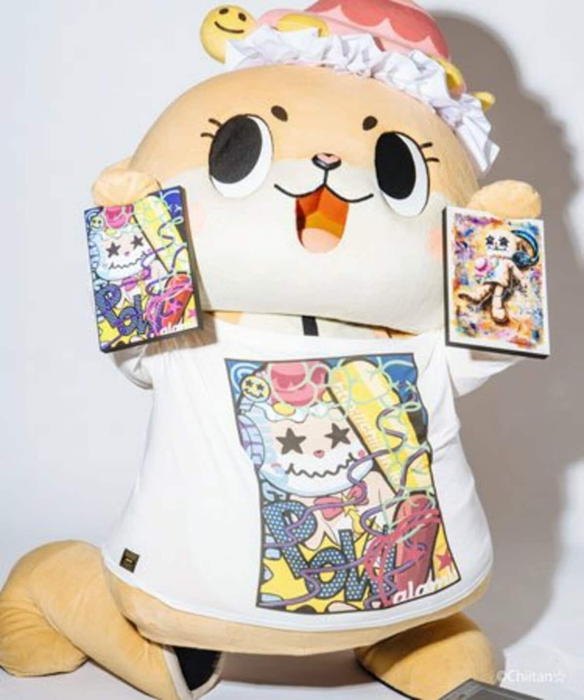 写真：暴走ゆるキャラ「ちぃたん☆」がストリートアートに“進化” | 東